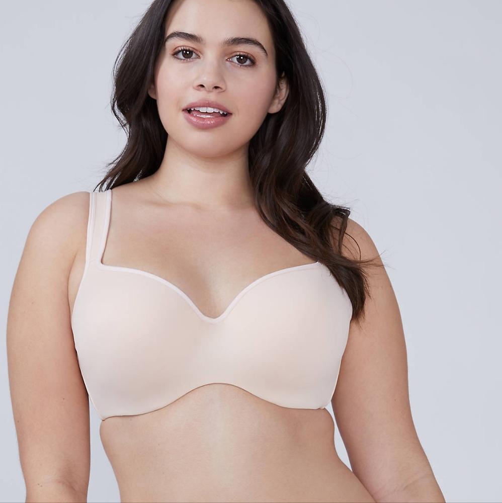 Lane Bryant Caciqie Lightly Lined Balconette Bra sz 50C